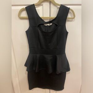 Black mini dress size M